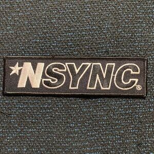Vintage *NSYNC Logo from 90s Iron or sewn on Embroidered Patch.